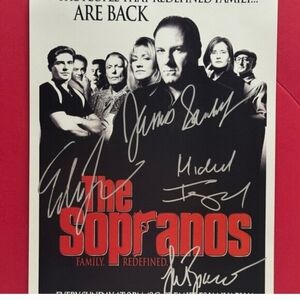 The Sopranos Signed Poster